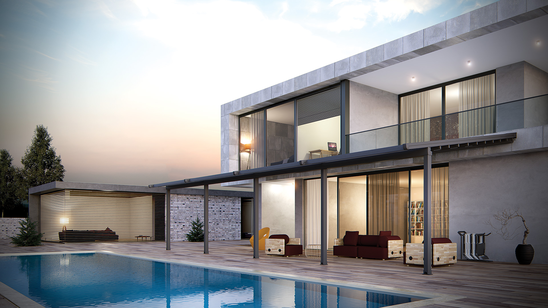 3+1 eset, amikor a Suntech bioklimatikus pergola a tökéletes megoldás!